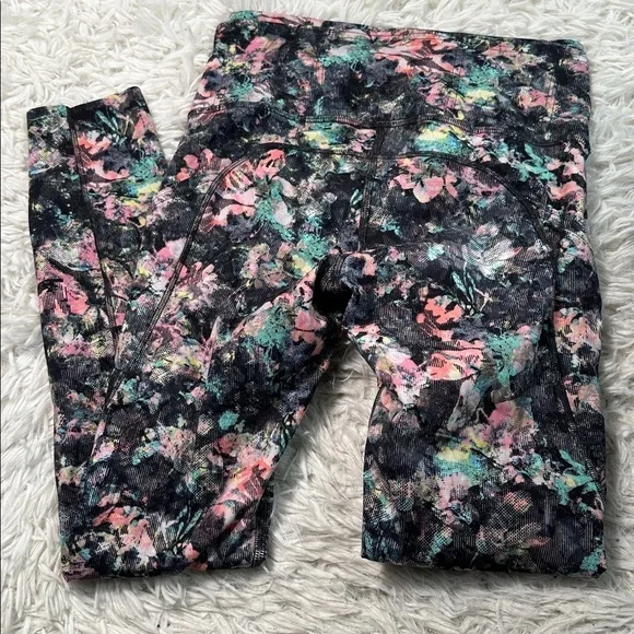 Lululemon Fast & Free 7/8 Tight II *Nulux 25" Dappled Daze Multi - Picture 4 of 6